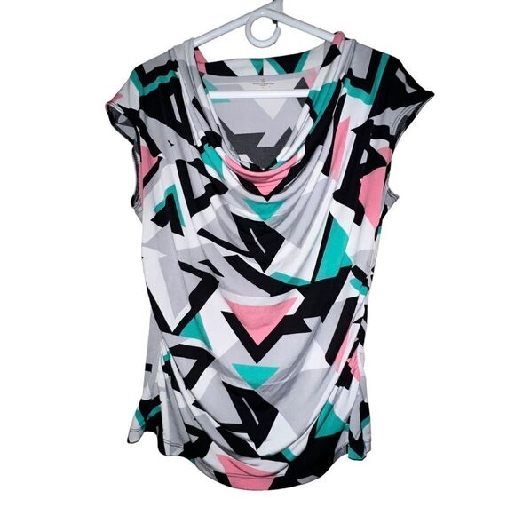 Worthington Boho Aztec Top PL - Picture 1 of 4